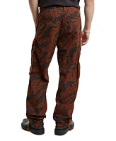 G-Star Men's Printed Straight-Fit Cargo Pants