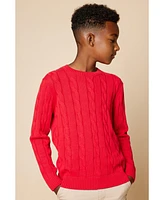 B by Brooks Brothers Big Boys Cable Sweater