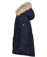Tommy Hilfiger Toddler and Little Girls Patch Pocket Anorak Puffer