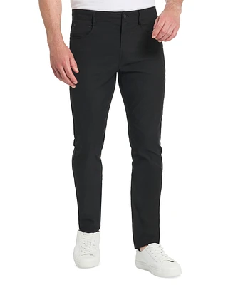 Kennth Cole Men's Slim-Tapered Fit Stretch Tech Pants