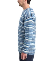 Scotch & Soda Men's Crew Neck Dropped Shoulder Boucle Sweater