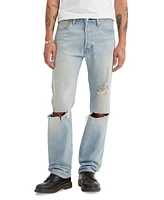 Levi's Men's 501 Originals Marching Meadow Distressed Jeans