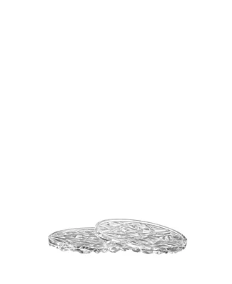 Orrefors Carat Coaster Barware Pair