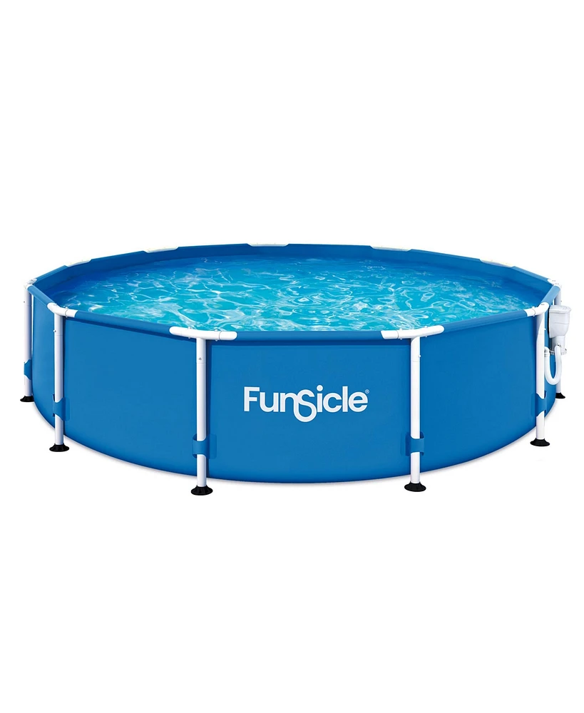 Funsicle 12' x 30" Outdoor Activity Round Frame Above Ground Swimming Pool Set