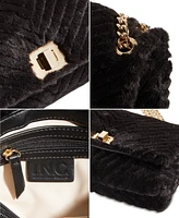 I.n.c. International Concepts Small Ajae Faux-Fur Shoulder Bag, Created for Macy's