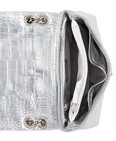 I.n.c. International Concepts Mini Ajae Metallic Croc Shoulder Bag, Created for Macy's