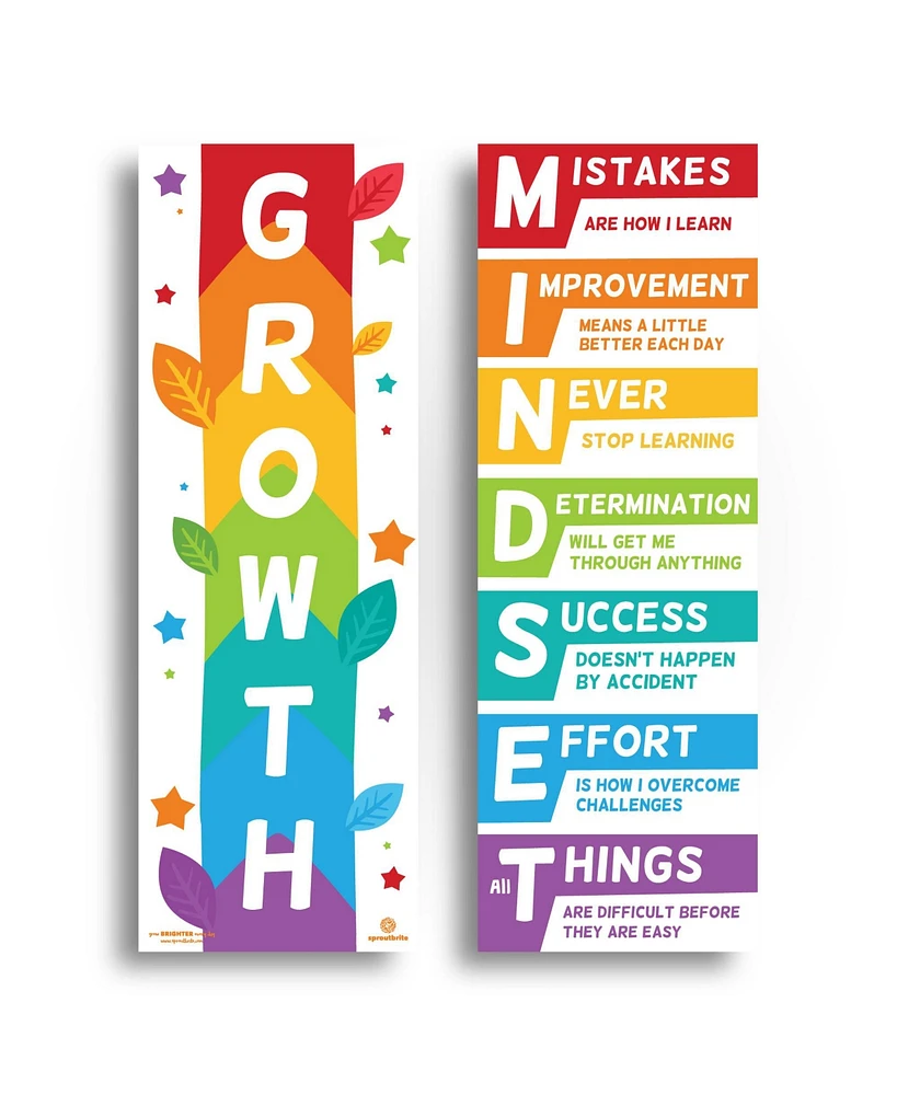 Sproutbrite Growth Mindset Poster Pack - Assorted Pre