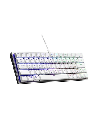 Coolermaster Cooler Master SK620 Wired Mechanical Low Profile Gaming Keyboard (Silver White