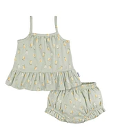 Gerber Baby Girls Dress and Diaper Cover Set, 2 Piece