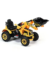 Costway Kids Ride On Excavator Truck With Front Loader Digger