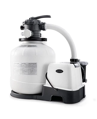 Intex 2,150 Gph 16" Krystal Clear Saltwater System and Sand Filter Pump