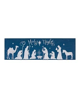 Slickblue O' Holy Night Sign 40"l X 11.75"h Mdf