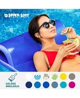 Trc Recreation Sunsation 1.75" Thick Foam Lounger Raft Pool Float, Indigo Blue