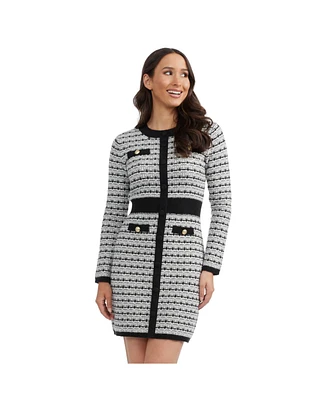 Ellen Tracy Women's Boucle Sweater Dress