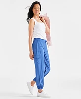 Style & Co Women's Cropped Utility Cargo Pants, Created for Macy's