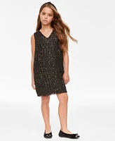 I.n.c. International Concepts Big Girls Sequin Tweed Mommy & Me Dress, Created for Macy's