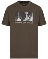 A|X Armani Exchange Men's Short Sleeve Crewneck Box Logo T-Shirt