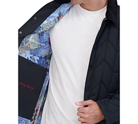 Robert Graham Men's Quilted Snap-Front Weather-Resistant Chore Jacket