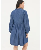 FatFace Women's Corrie Denim Dress