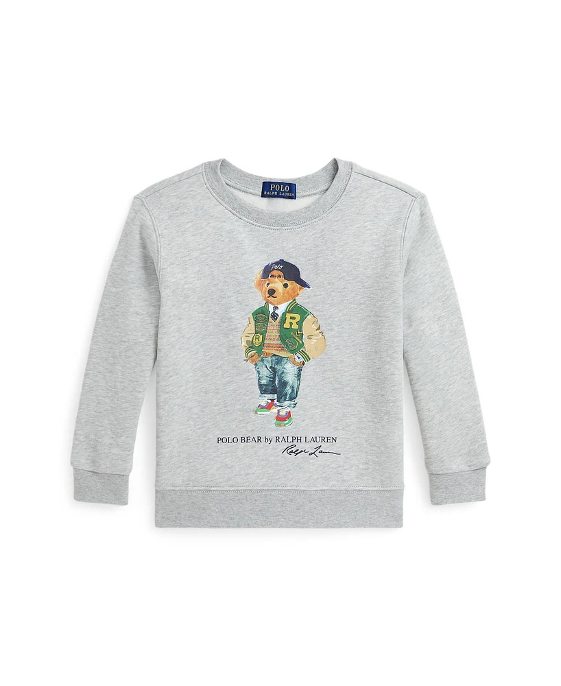 Polo Ralph Lauren Toddler and Little Boys Bear Fleece Sweatshirt