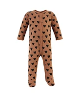 Hudson Baby Baby Boys Hudson Cotton Sleep and Play, Bodysuit and Bandana Bib Set, Cactus, 6-9 Months