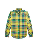 Polo Ralph Lauren Big Boys Plaid Cotton Oxford Shirt