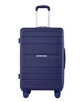 French Connection Saint Martin 4 Piece Hardside Luggage Set 4in1 Cup/Usb/Usb-c/Phone Holder
