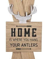 Northlight Wooden "Home is Where You Hang Your Antlers" Ski's