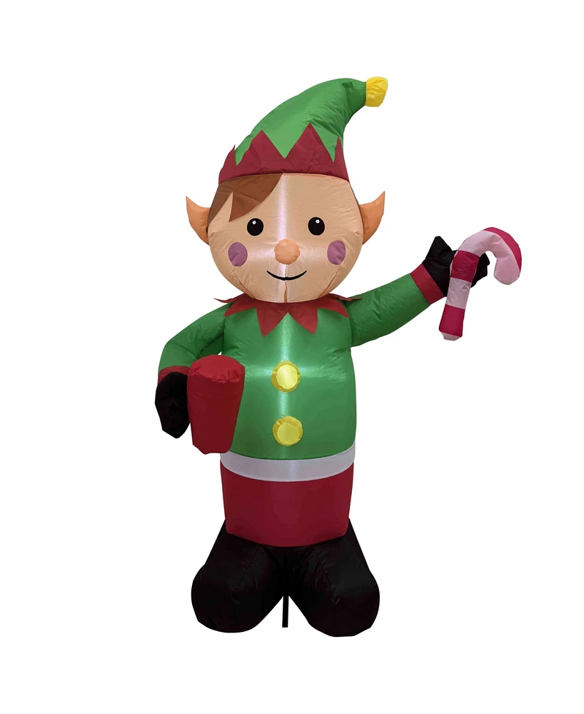 Northlight Inflatable Elf Outdoor Christmas Decoration- 4.25-Inch