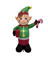 Northlight Inflatable Elf Outdoor Christmas Decoration- 4.25-Inch