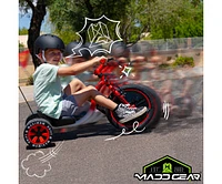 Madd Gear Drift Trike for Kids Ages 5+ Max 150 lbs, Adjustable Seat, Durable Steel Frame - Pink