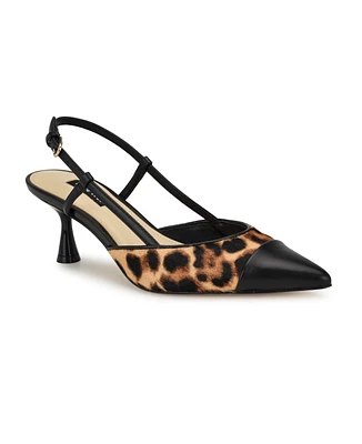 Nine West Women's Rizzy Pointy Toe Slingback Dress Pumps