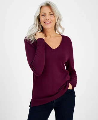 Style & Co Women's V-Neck Sweater, Created for Macy's