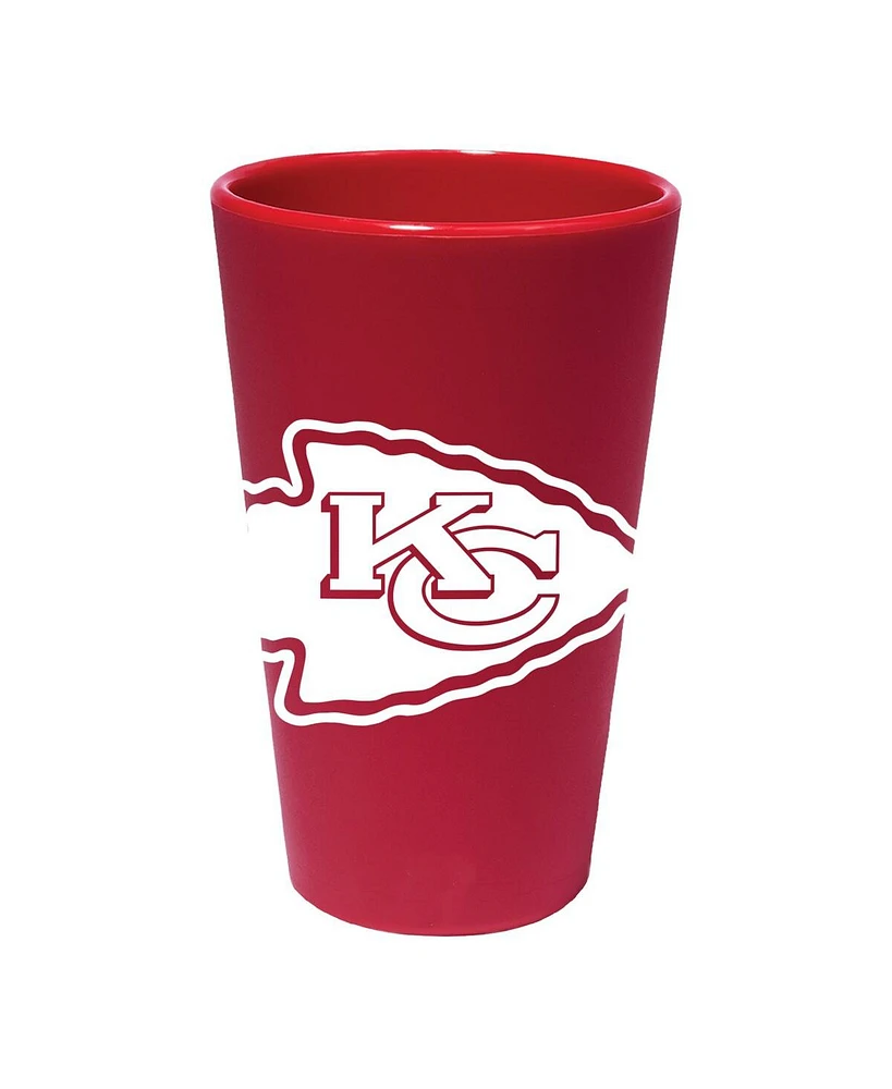 Wincraft Kansas City Chiefs 16oz. Team Color Silicone Pint Glass