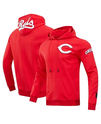 Pro Standard Men's Red Cincinnati Reds Team Logo Pullover Hoodie