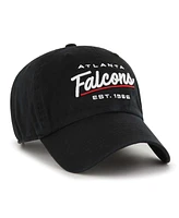 '47 Brand Women's Black Atlanta Falcons Sidney Clean Up Adjustable Hat