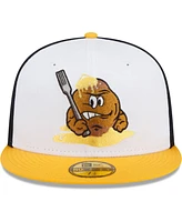 New Era Men's White/Gold Syracuse Mets Theme Night 59FIFTY Fitted Hat