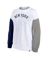 Fanatics Women's White New York Yankees Series Pullover Sweatshirt