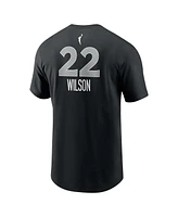 Nike Men's and Women's A'ja Wilson Black Las Vegas Aces Explorer Edition Name Number T-Shirt
