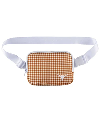 ZooZatz Texas Longhorns Gingham Fanny Pack