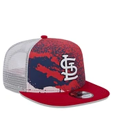 New Era Men's Red St. Louis Cardinals Court Sport 9FIFTY Snapback Hat