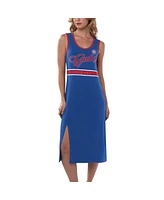 G-iii 4Her by Carl Banks Women's Royal Chicago Cubs Main Field Maxi Dress