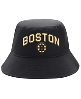 Starter Men's Black Boston Bruins Arch Logo Bucket Hat