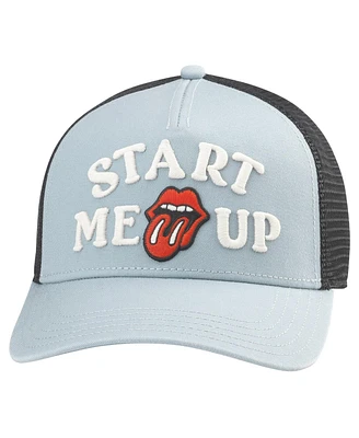 American Needle Men's Blue Rolling Stones Valin Snapback Hat
