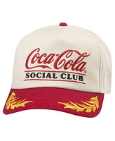 American Needle Men's Cream Coca-Cola Social Club Captain Hat