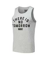 Contenders Clothing Men's Heather Gray Rocky There Is No Tomorrow Tank Top