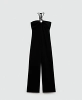 Mango Women's Ring Halter Jumpsuit