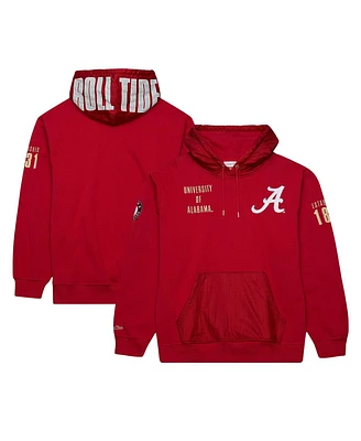 Mitchell & Ness Men's Crimson Alabama Crimson Tide Team Og 2.0 Pullover Hoodie