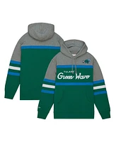 Mitchell & Ness Men's Green Tulane Wave Head Coach Pullover Hoodie