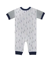 Outerstuff Baby Boys and Girls Fanatics White New York Yankees Logo Best Series Full-Snap Jumper